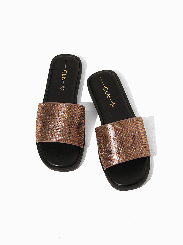 Flat Slide Sandals by Chase