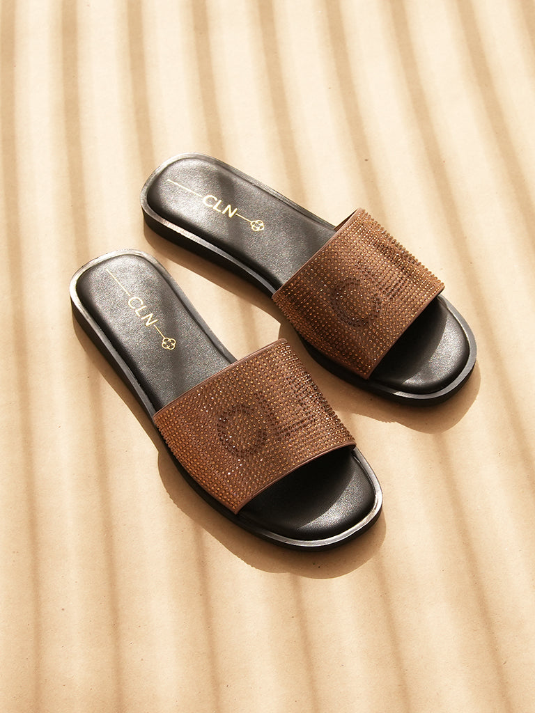 Flat Slide Sandals by Chase