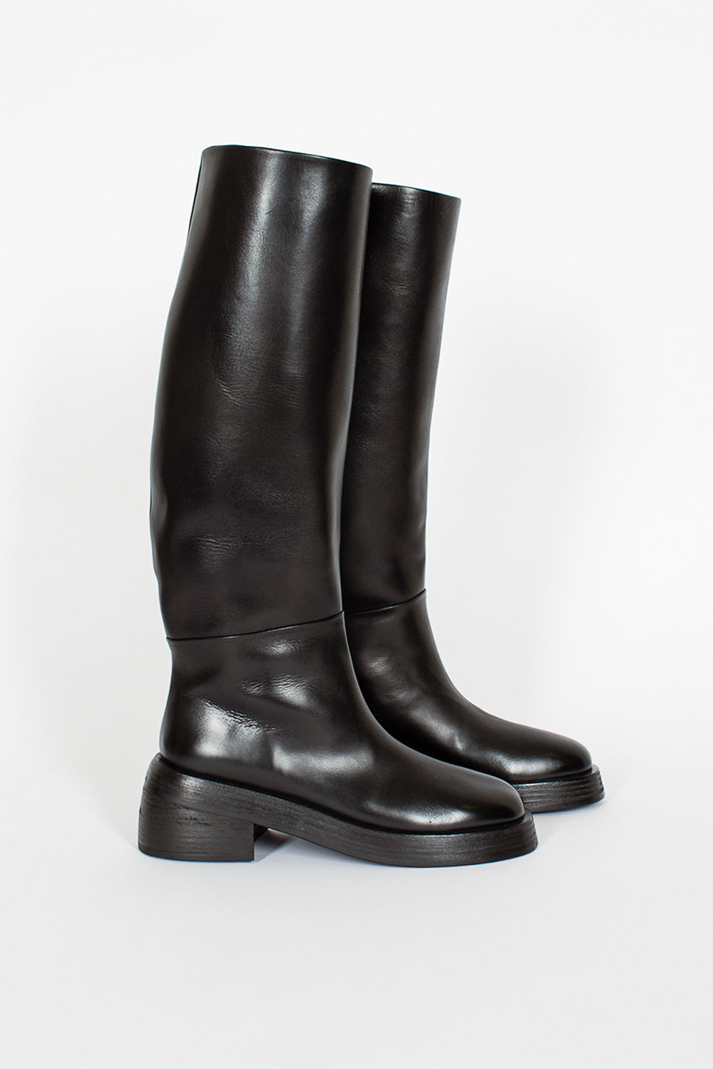 Fondello Black High Boots