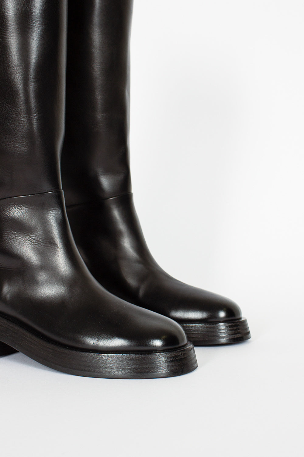 Fondello Black High Boots