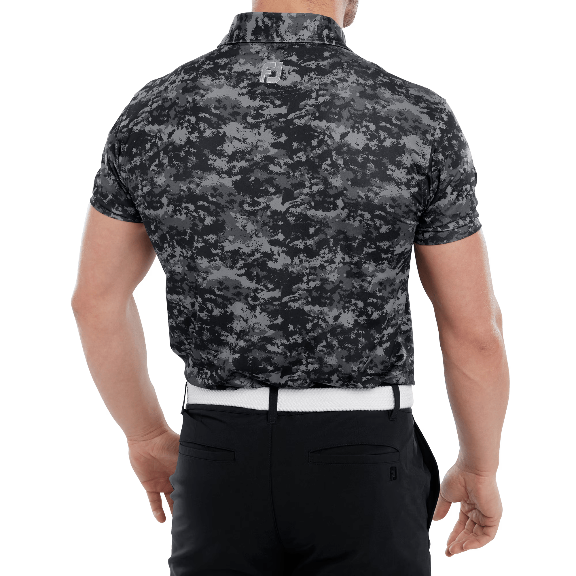 FootJoy Cloud Camo Lisle Polo-shirt.