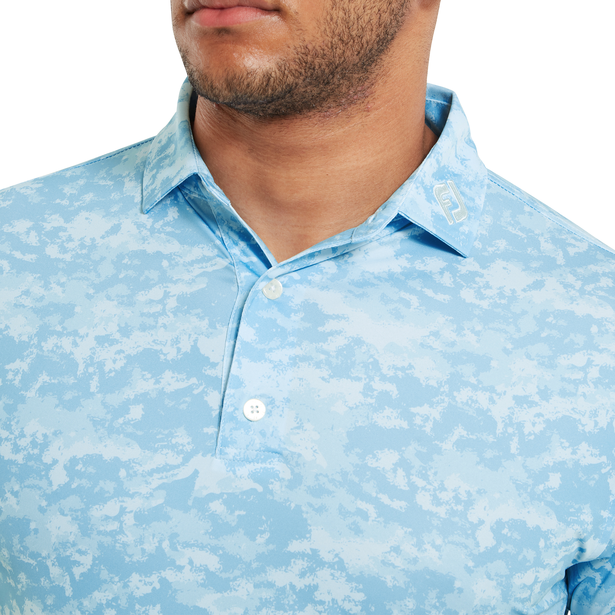 FootJoy Cloud Camo Polo - a high-performance camo-patterned polo shirt for men, designed by FootJoy.