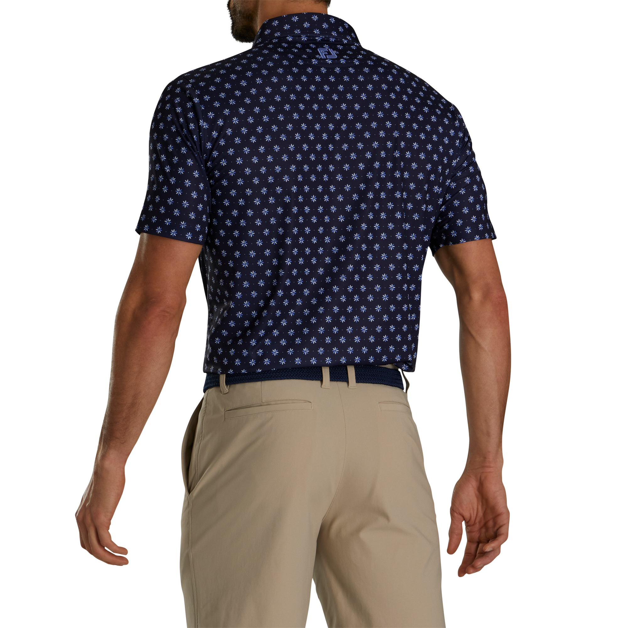 FootJoy Foulard Lisle Polo - Self Collar