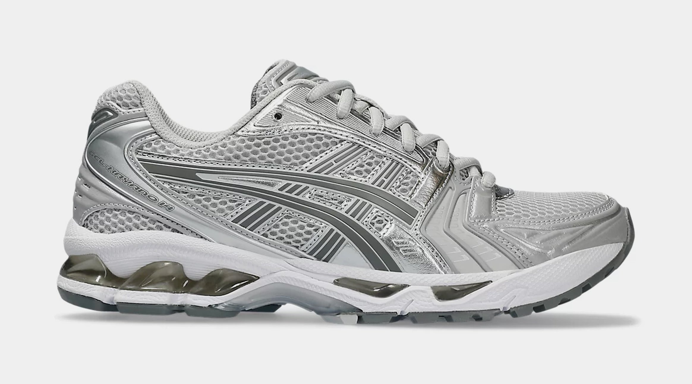 Gel Kayano 14 Cloud Grey Women's Running Shoes - Cloud Grey/Clay Grey