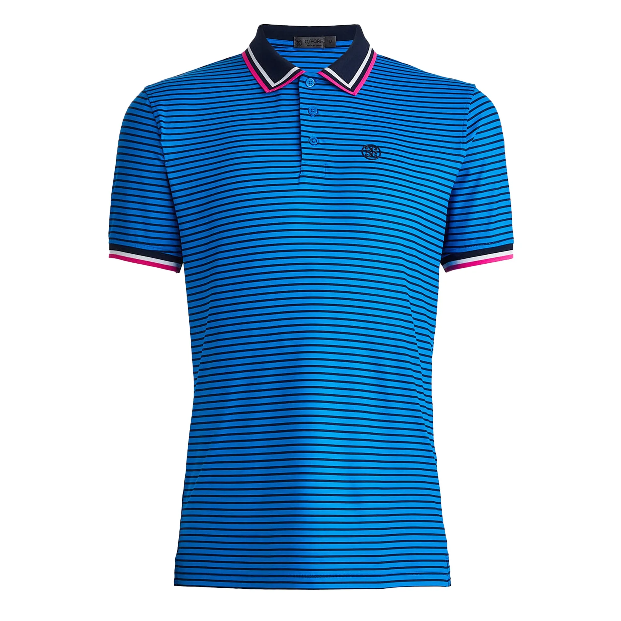 G/Fore Skull & T's Polo Shirt | 3D Banded Sleeve | Tech Jersey