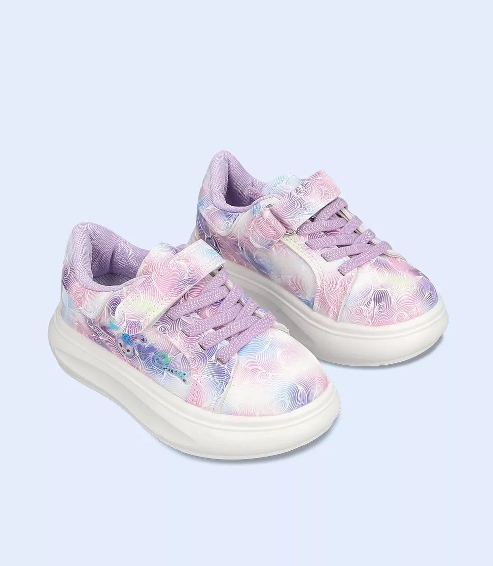 Girls Casual Sneakers in Lilac - KG0071