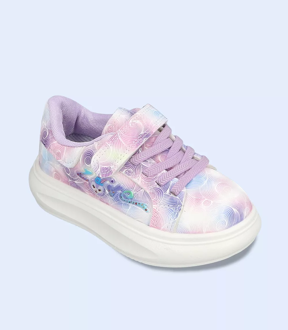 Girls Casual Sneakers in Lilac - KG0071