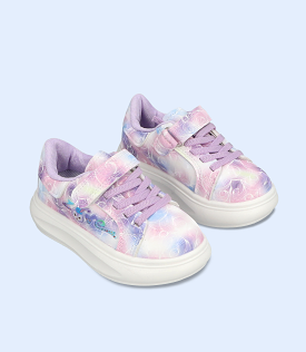 Girls Casual Sneakers in Lilac - KG0071