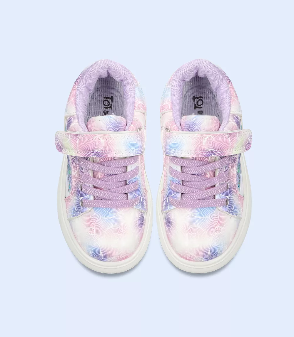 Girls Casual Sneakers in Lilac - KG0071