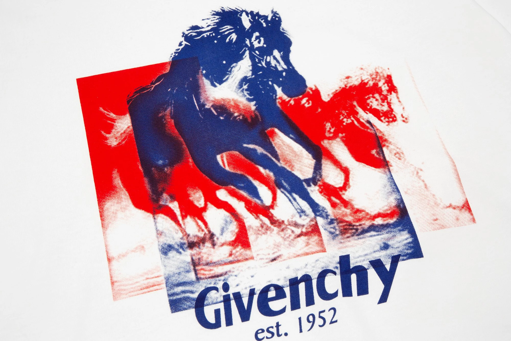 Givenchy 23ss 1952 Horse Logo Tee in White - Size 6.14