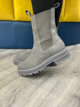 Grey Chelsea Boot - Kennel & Schmenger