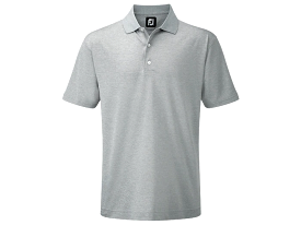 Grey Performance Stretch Pique Men's Polo Shirts from FootJoy