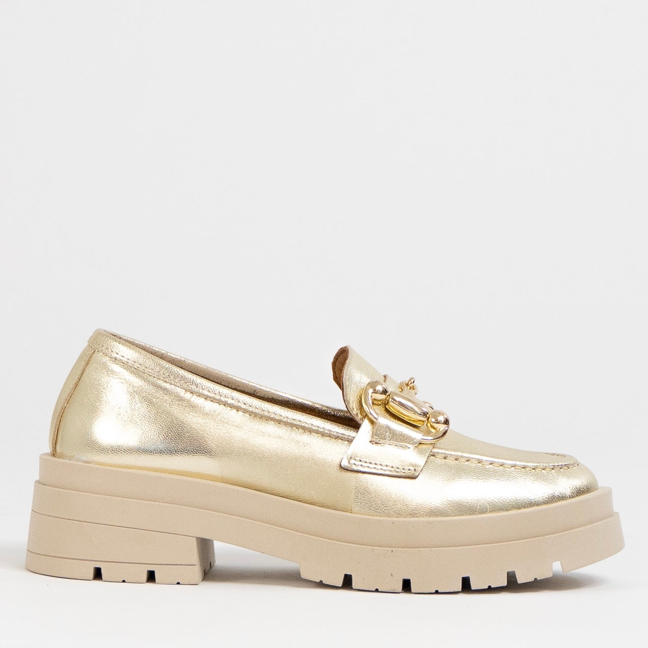 Hailey Metallic Gold Shoes