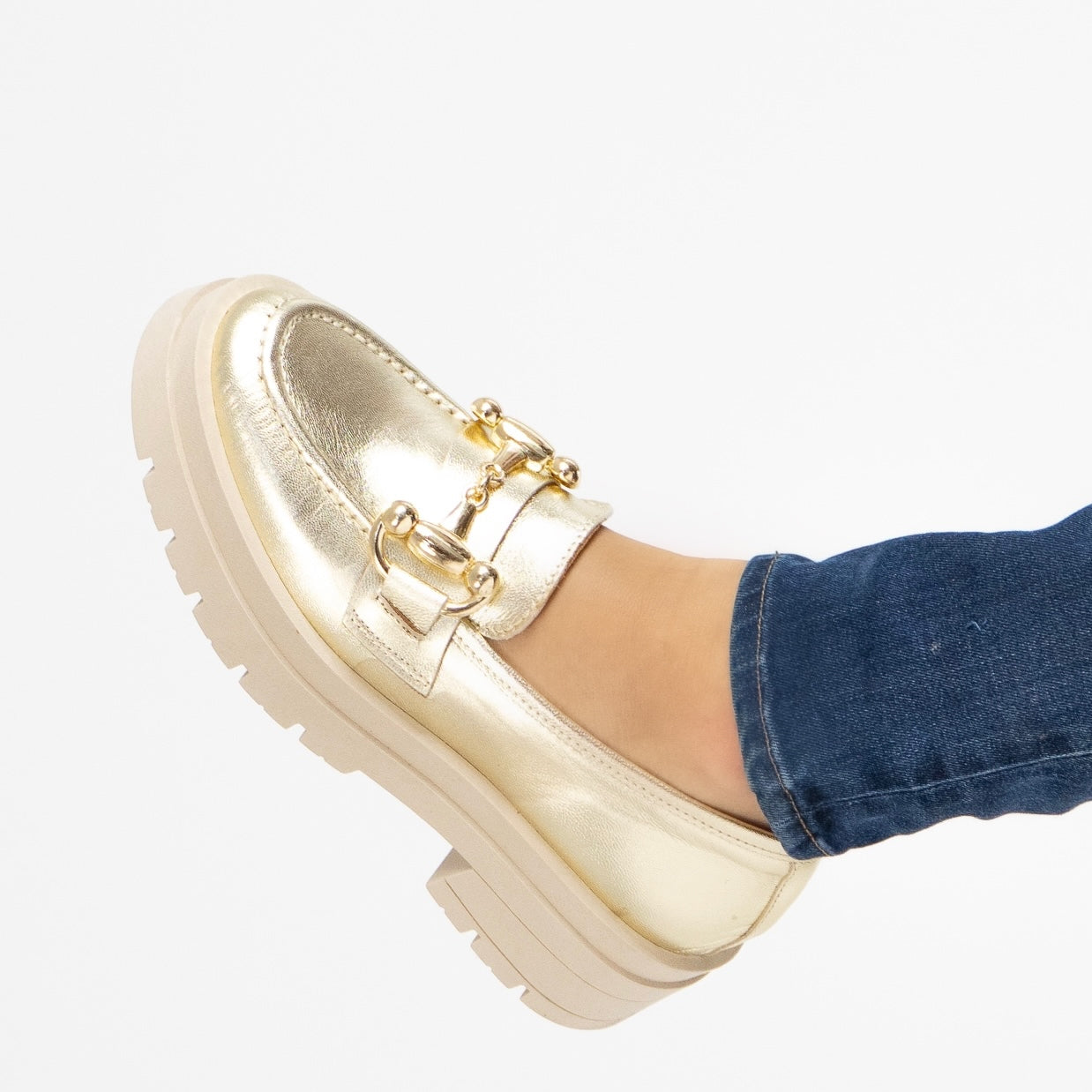 Hailey Metallic Gold Shoes