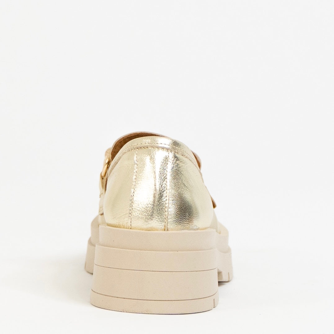 Hailey Metallic Gold Shoes