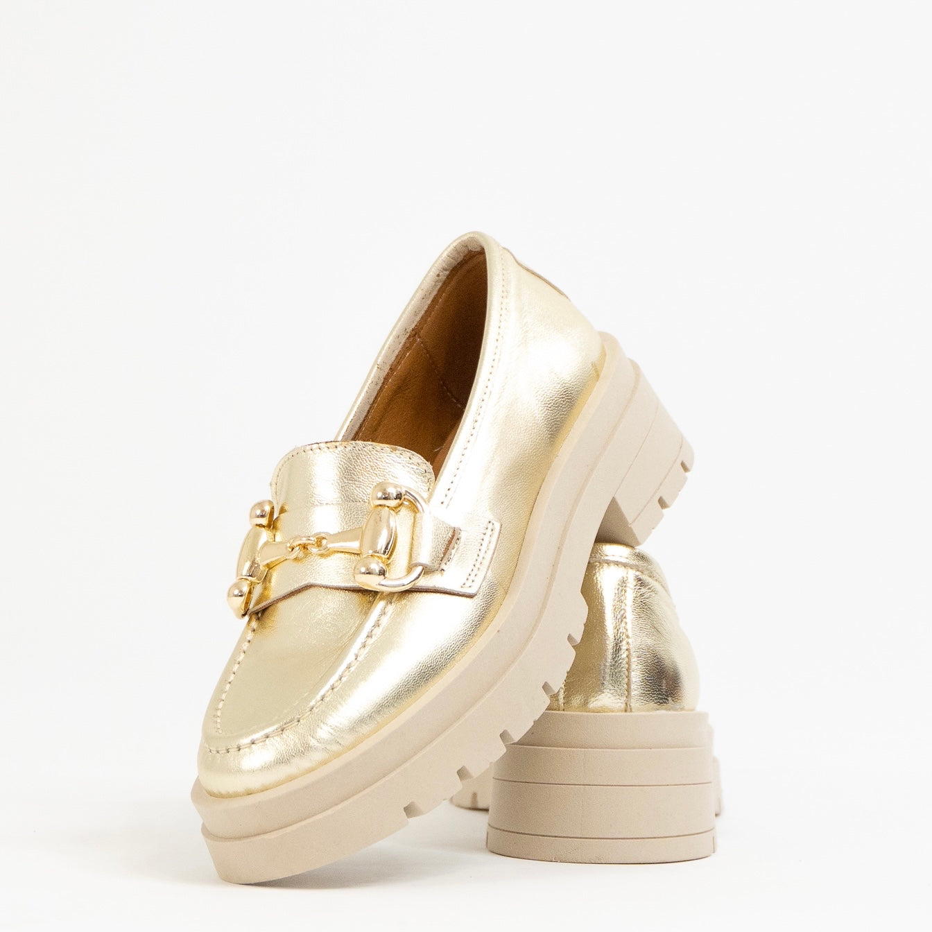 Hailey Metallic Gold Shoes