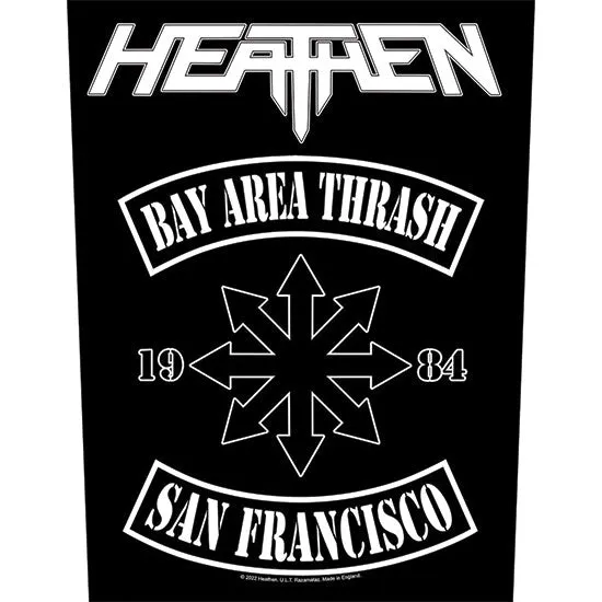 Heathen Bay Area Thrash Back Patch