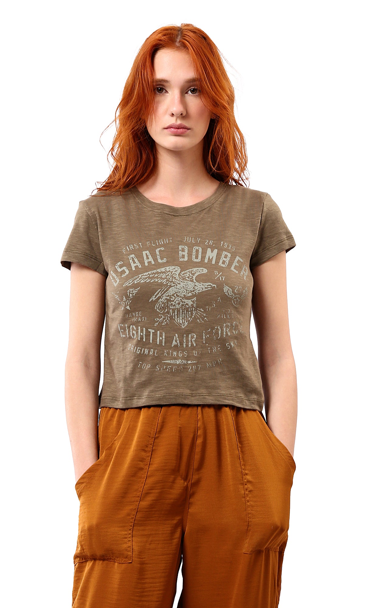 Heather Mocha Summer Tee - O180441