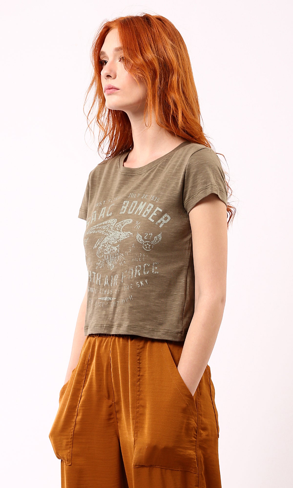 Heather Mocha Summer Tee - O180441