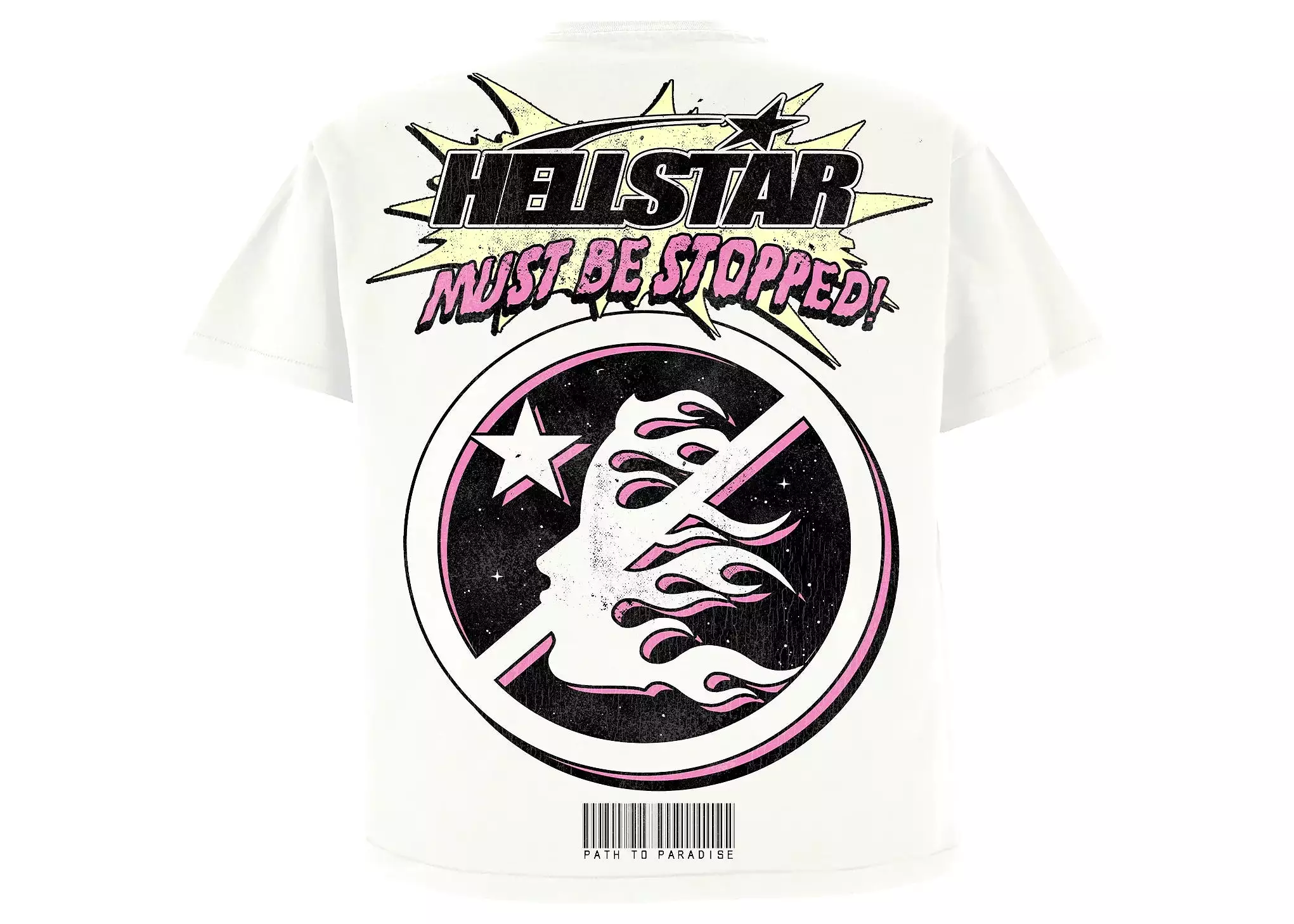 Hellstar Breaking News White T-Shirt