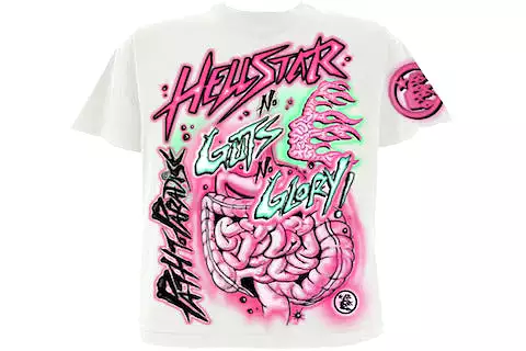 Hellstar No Guts No Glory Shirt White