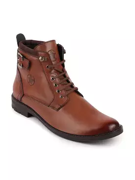 High Ankle Buckle Boots for Men