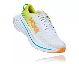 Hoka Bondi X Men's White/Evening Primrose Shoes