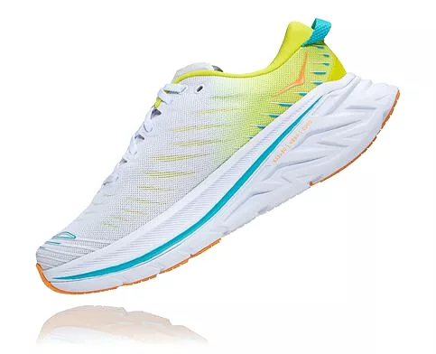 Hoka Bondi X Men's White/Evening Primrose Shoes