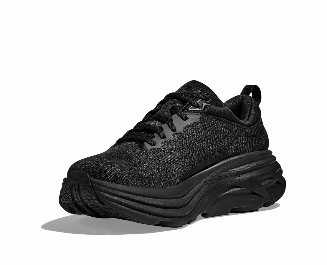 Hoka Men's Bondi 8 - Black/Black BBLC 1123202