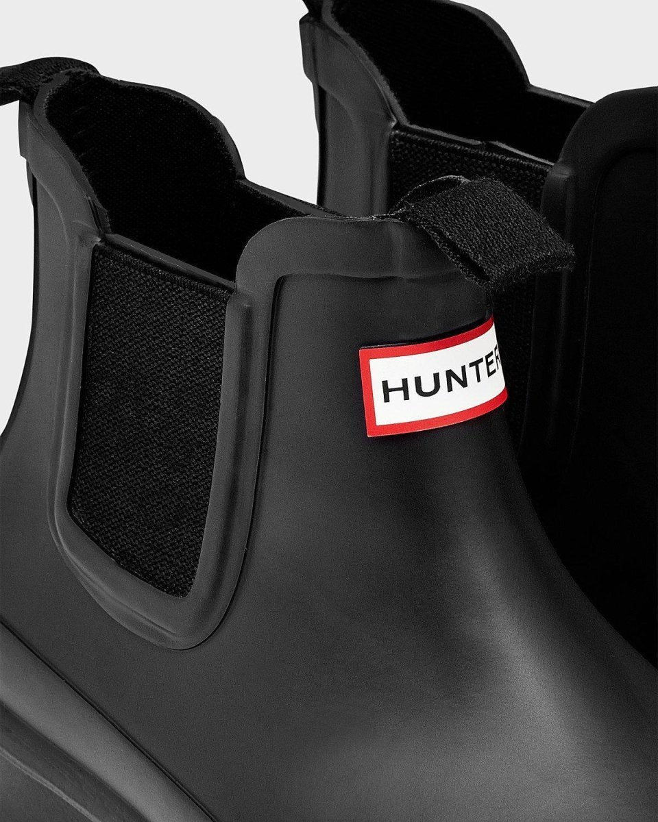 Hunter Kids Chelsea Boots Black