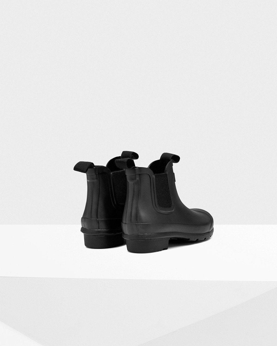 Hunter Kids Chelsea Boots Black