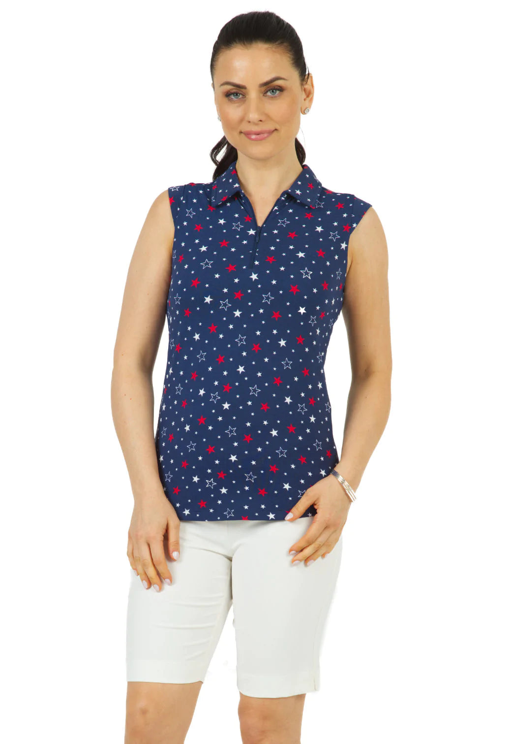 IBKUL Celebration Sleeveless Polo Shirt - Shop Now