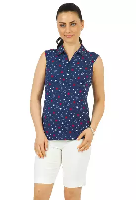 IBKUL Celebration Sleeveless Polo Shirt - Shop Now