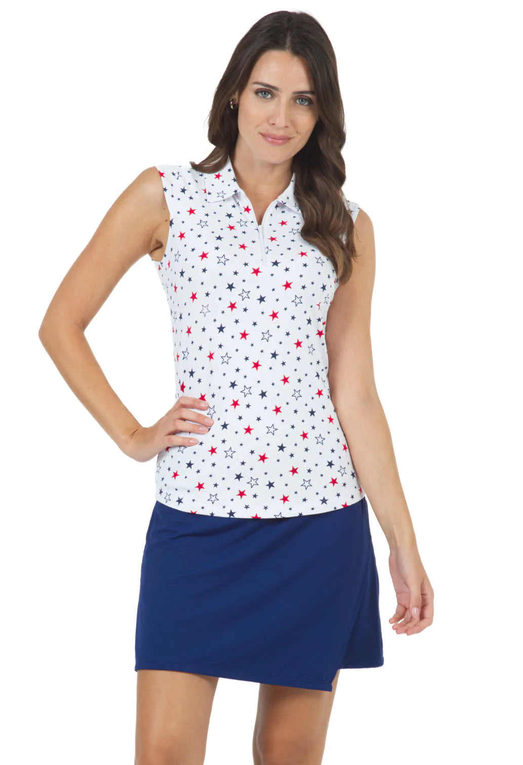 IBKUL Celebration Sleeveless Polo Shirt - Shop Now