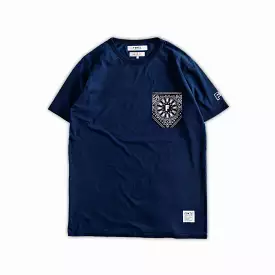 Indigo Paisley Pocket Tee