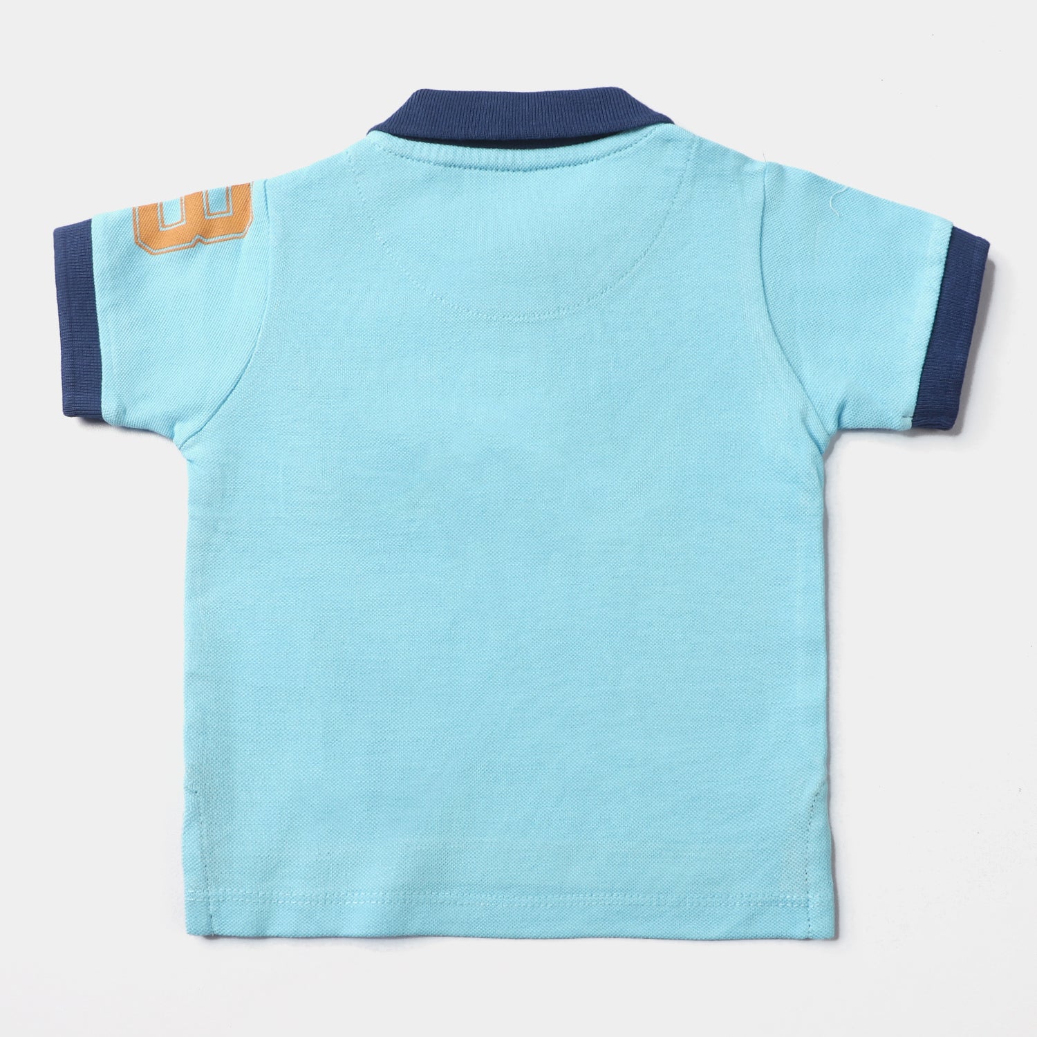 Infant Boys Blue Elixri Polo Shirt - Original Marines