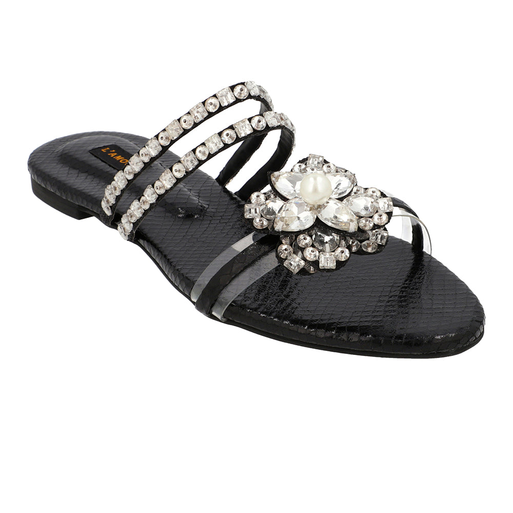 Irina Flats Black Snake - Google SEO