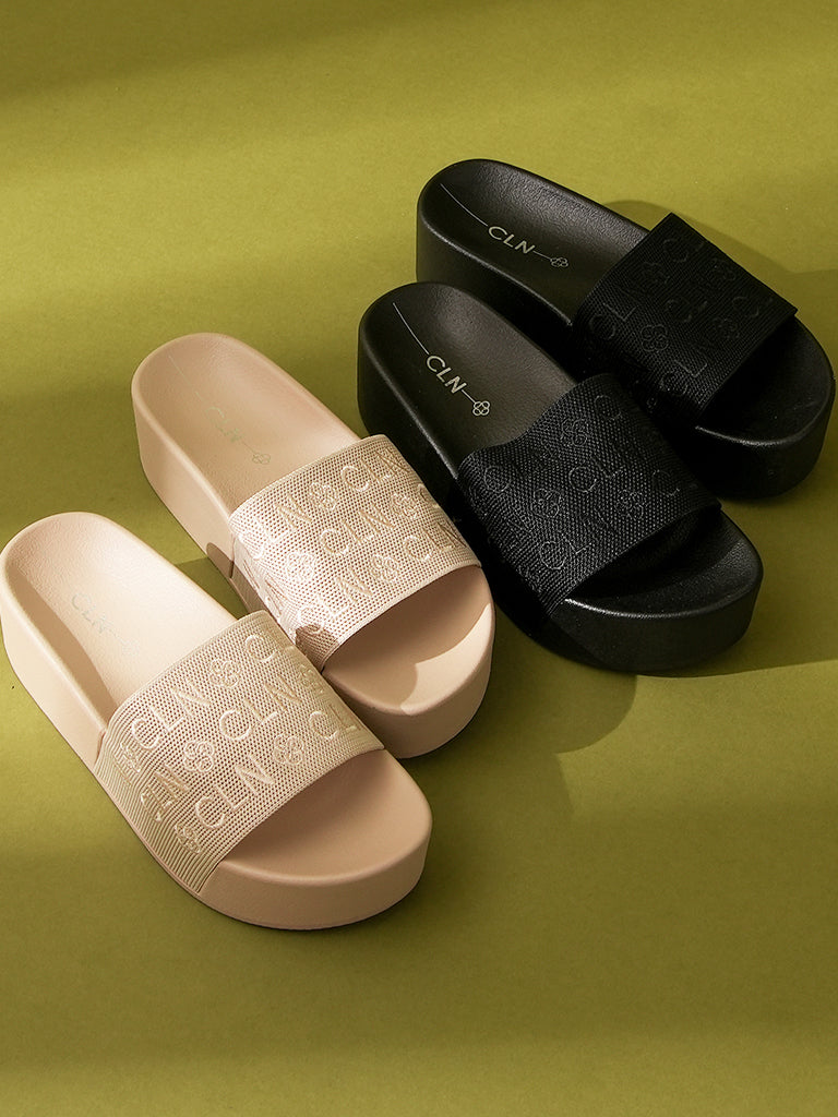 Jace Flatform Slides - P999 each; Any 2 for P1299.