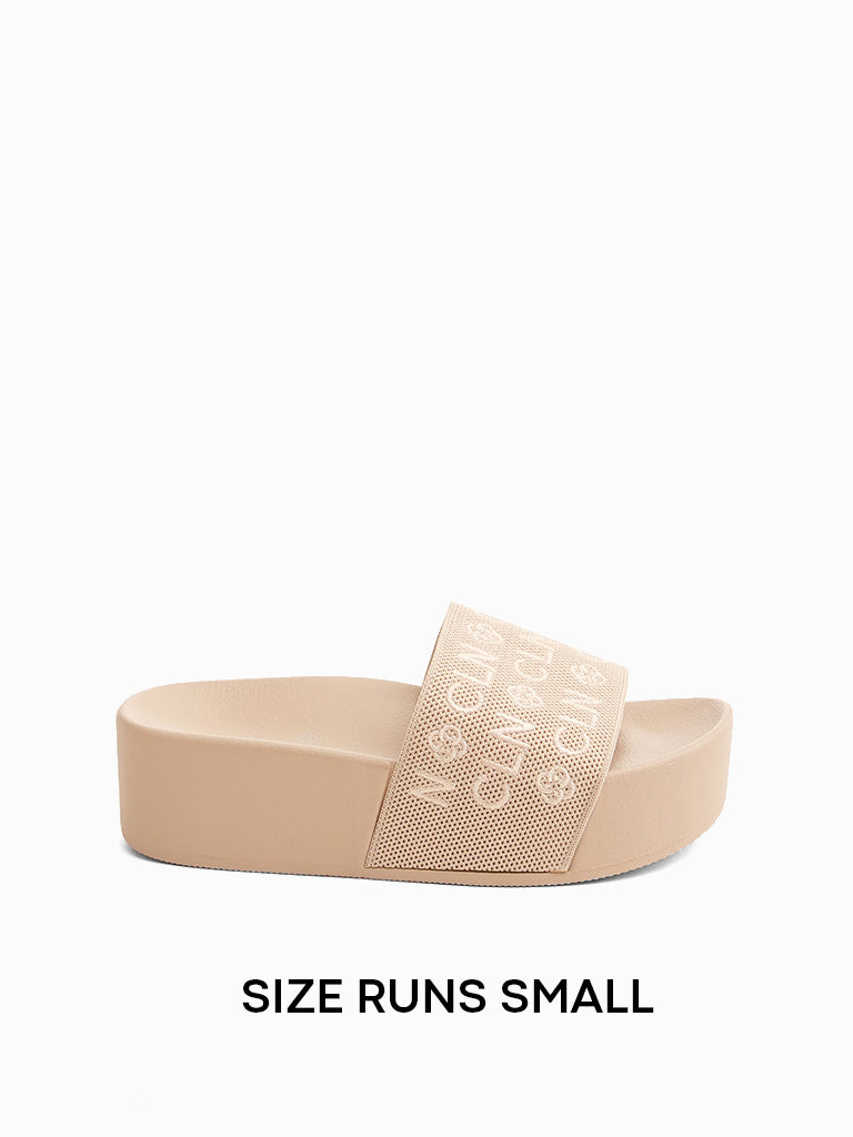 Jace Flatform Slides - P999 each; Any 2 for P1299.