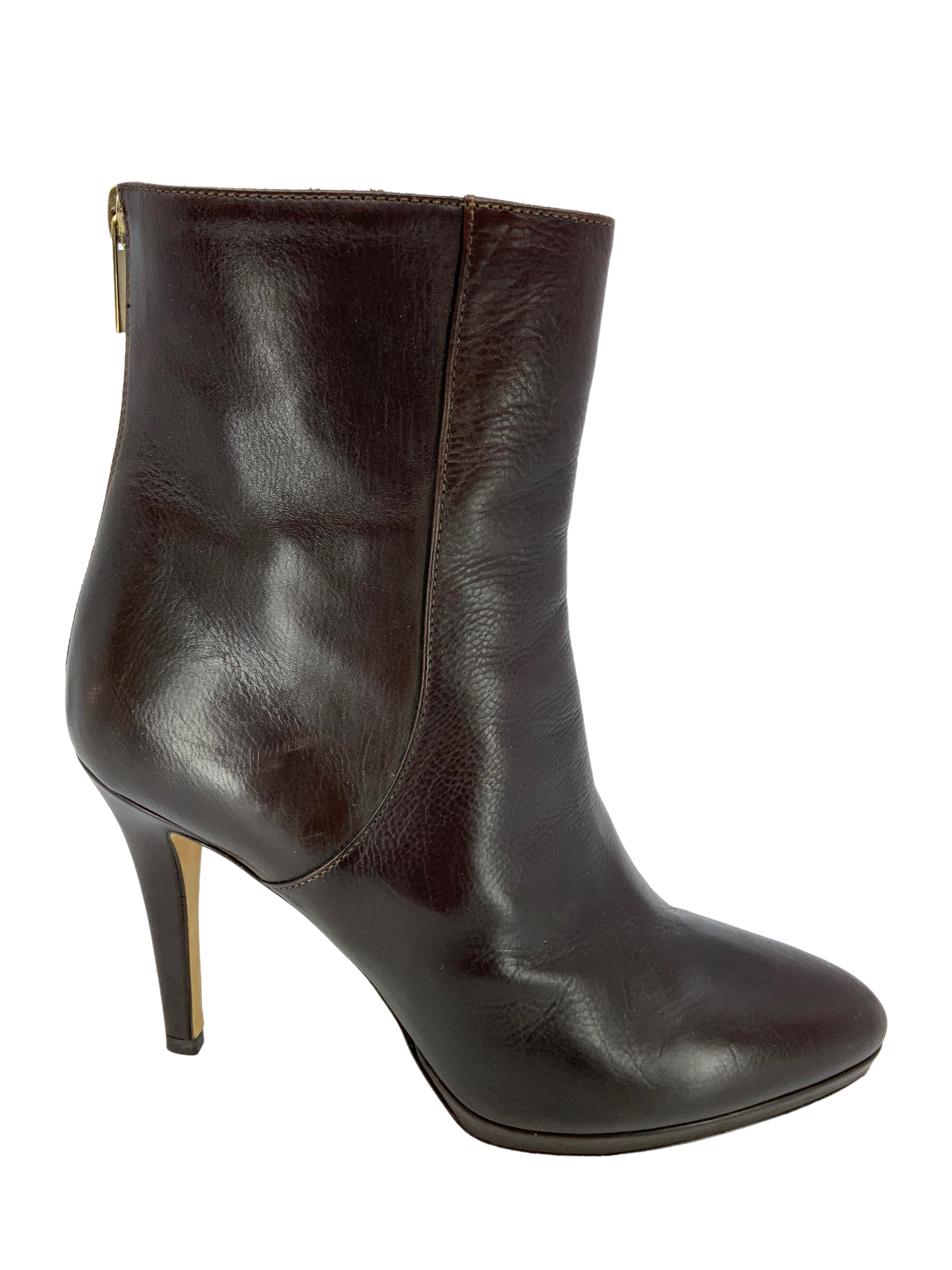 Jimmy Choo Brody Leather Ankle Boots Size 8 for sale