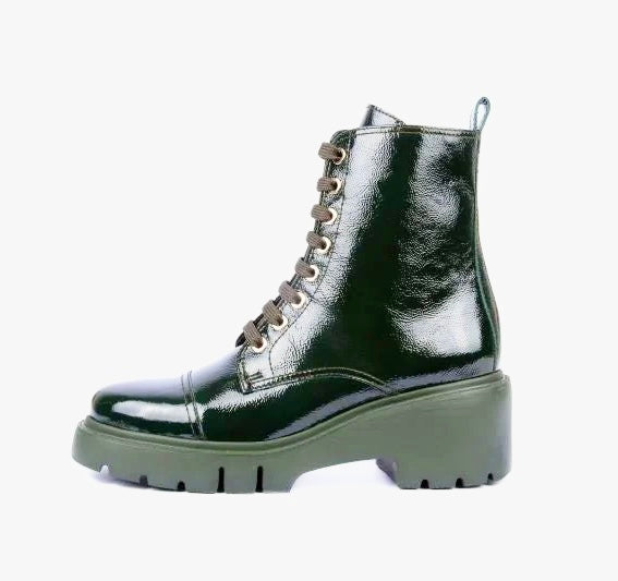 Juliet Green Biker Boots