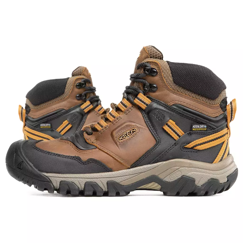 Keen Ridge Flex Mid Lace-Up Ankle Outdoor Hiking Boots - UK 8.5