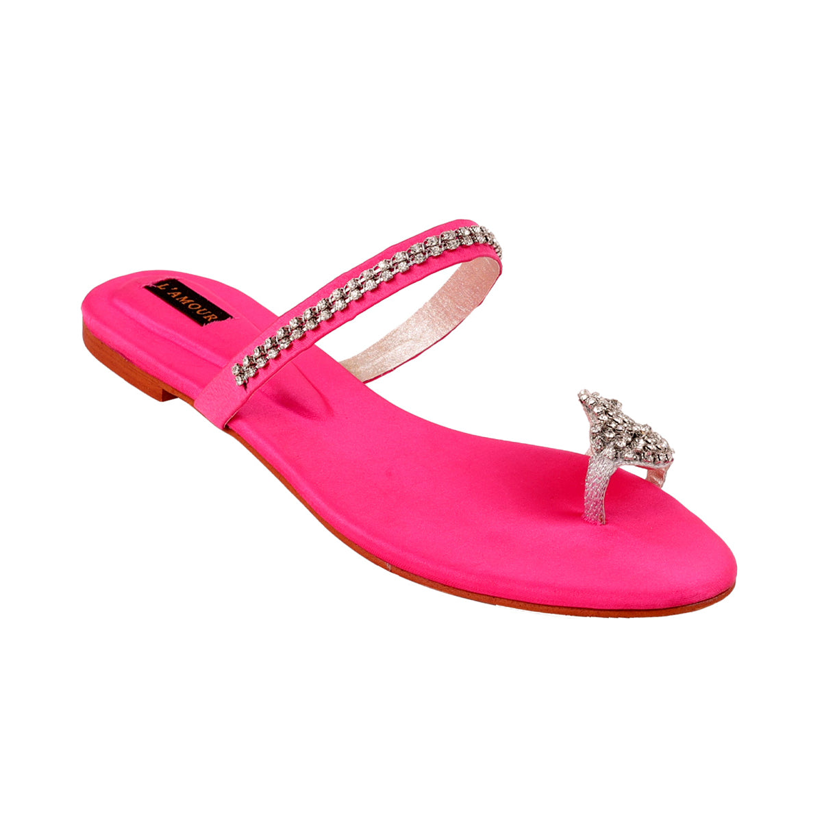 Kenza Flats Hot Pink