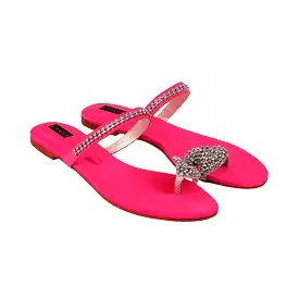 Kenza Flats Hot Pink