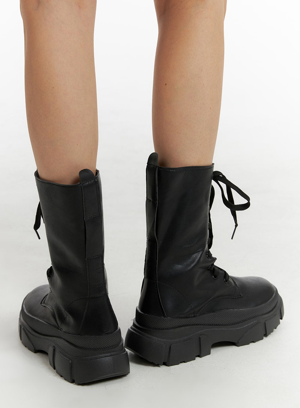 Lace-Up Chelsea Platform Boots CM407 - Shop Now!