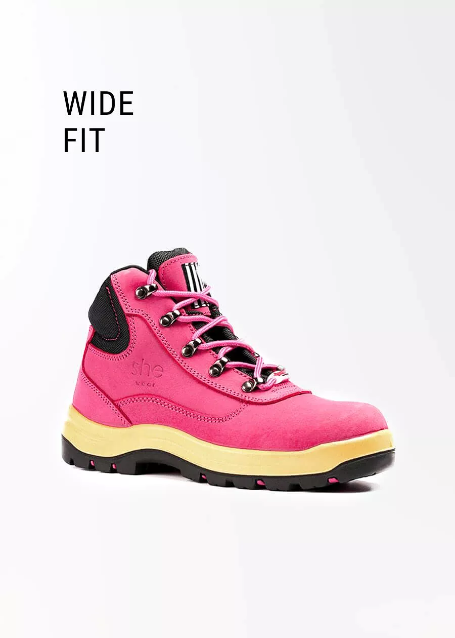 ladies safety work boots hiker style