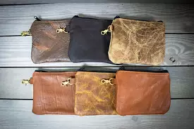 Leather Golf Tee Pouch