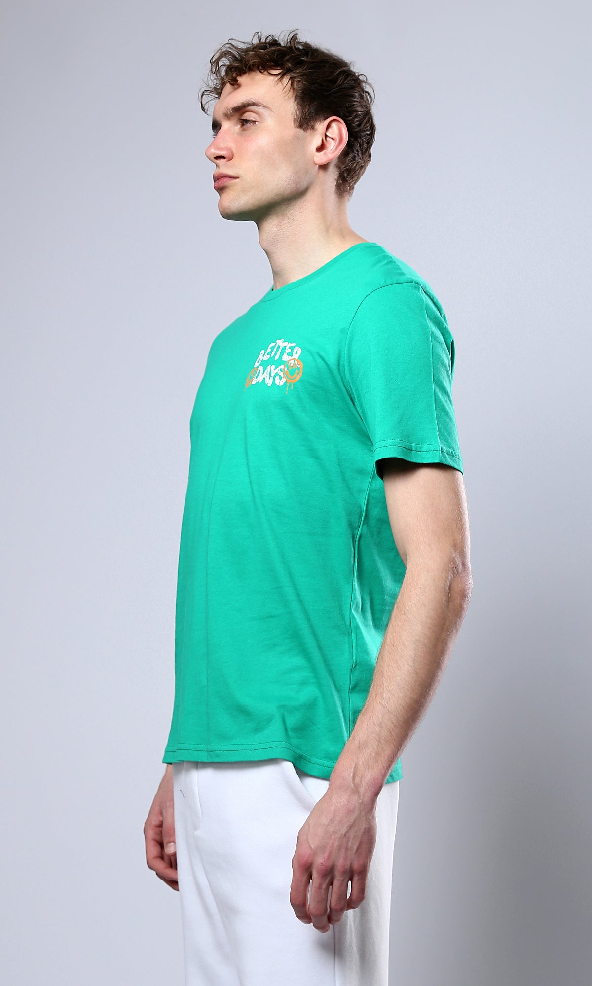 Light Green Better Days Short Sleeves Tee