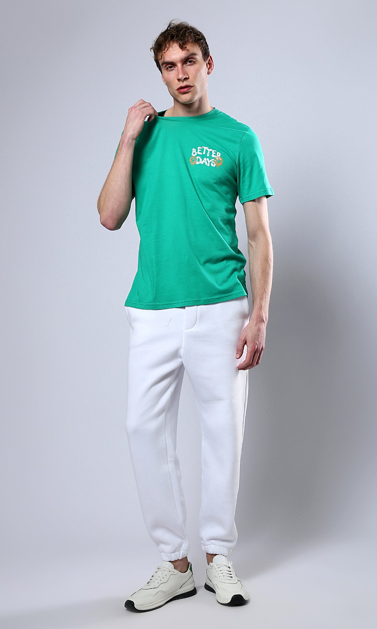 Light Green Better Days Short Sleeves Tee