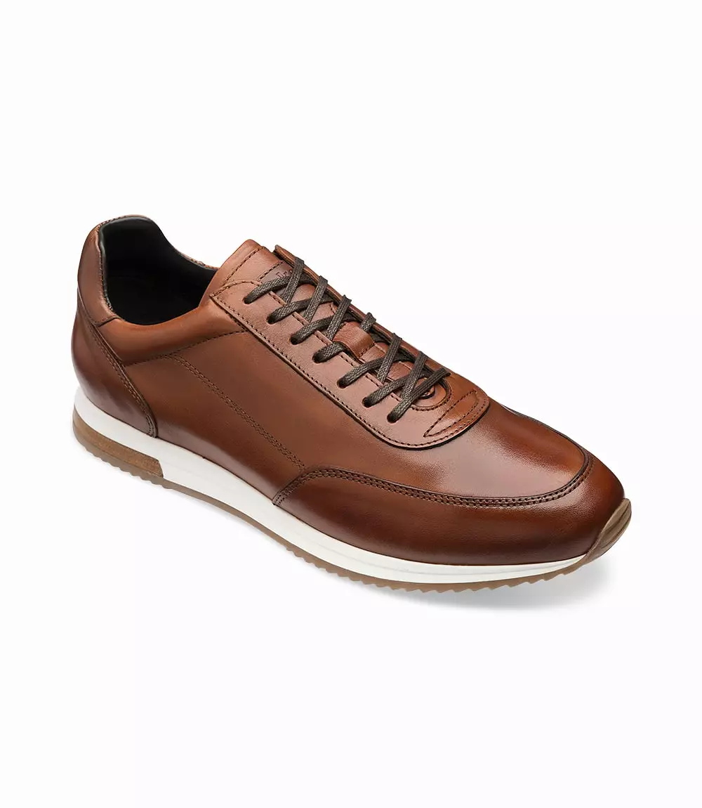 LOAKE Bannister - Leather Sneakers - Cedar.